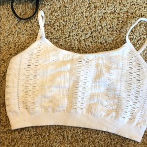 white one size bralett.